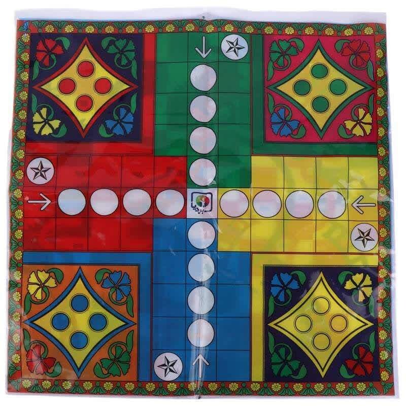 بازی فکری منچ و مارپله 45*45 سانتی متر بردیا 4011
