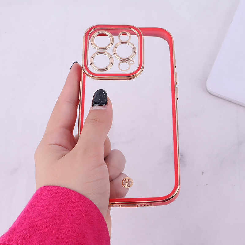 قاب Space آیفون iPhone 15 Pro دور رنگی محافظ لنزدار