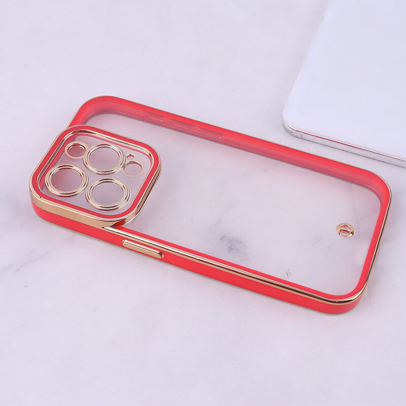 قاب Space آیفون iPhone 15 Pro دور رنگی محافظ لنزدار