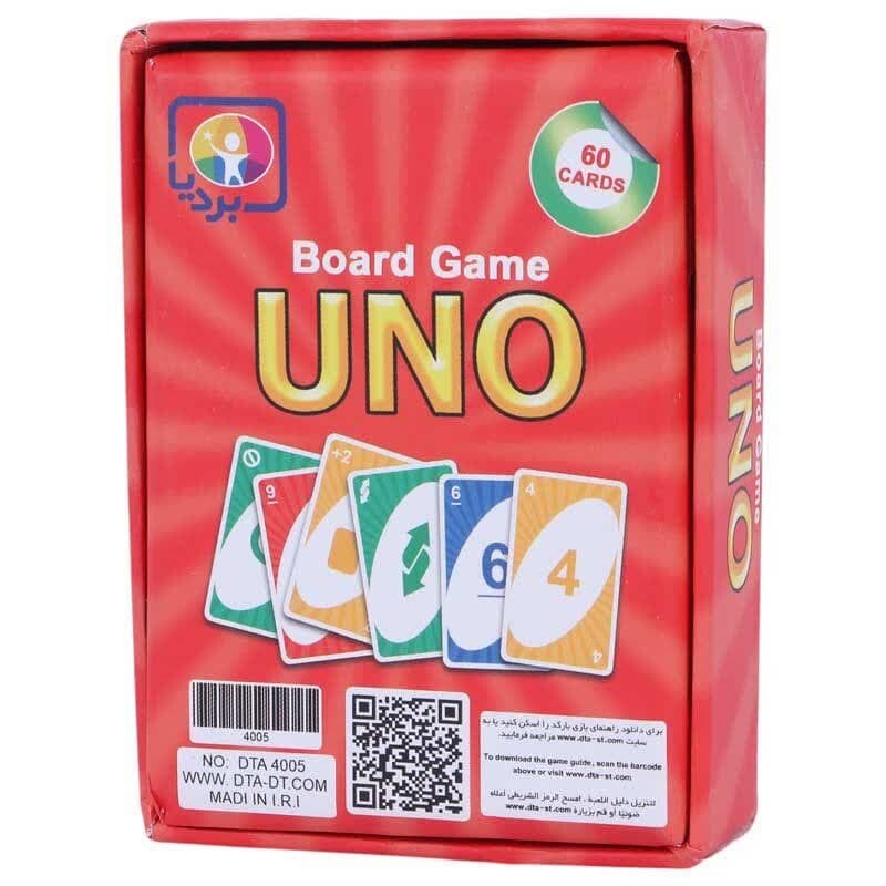 بازی فکری اونو 60 کارتی بردیا