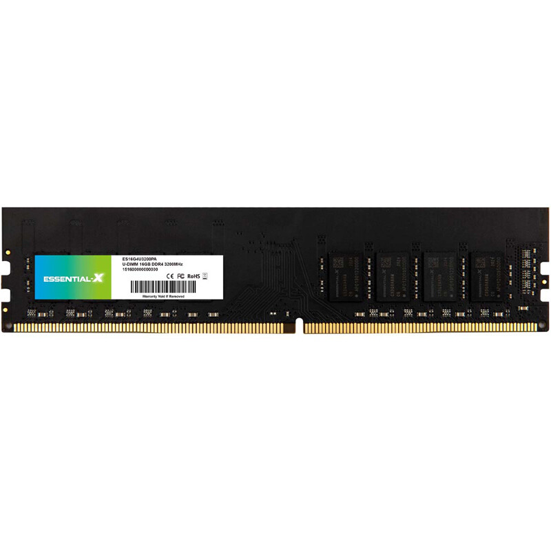 رم کامپیوتر اگزاسند Essential X DDR4 16GB Single 3200Mhz CL22