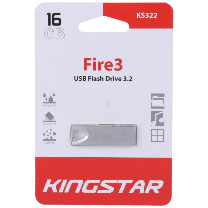 فلش 16 گیگ کینگ استار KingStar Fire3 KS322 USB 3.2