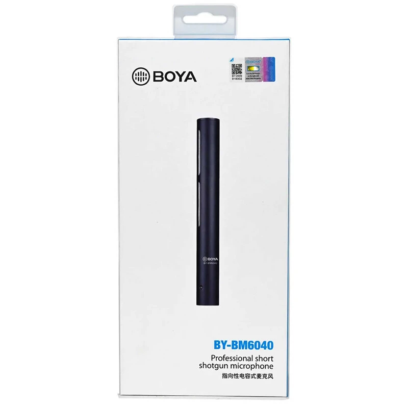 میکروفون شاتگان کندانسور Boya BY-BM6040 + پاپ فیلتر