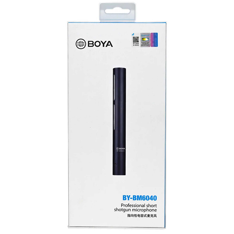 میکروفون شاتگان کندانسور Boya BY-BM6040 + پاپ فیلتر