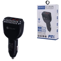 شارژر فندکی فست شارژ LDO-R70 QC3.0 PD 27W