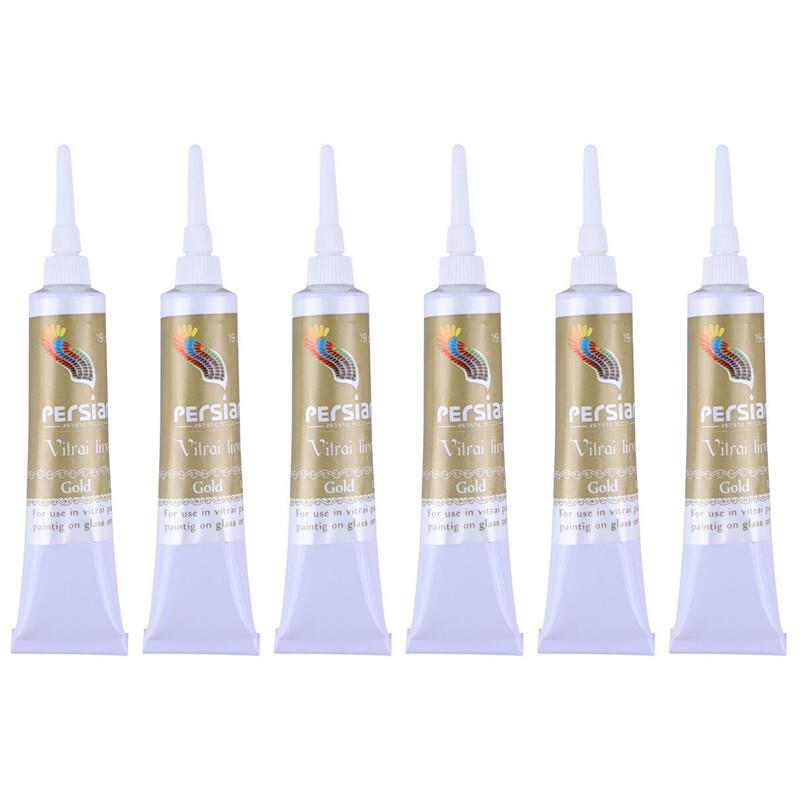خمیر دورگیر طلایی پرشین L-103 حجم 19 میلی لیتر بسته 6 عددی
