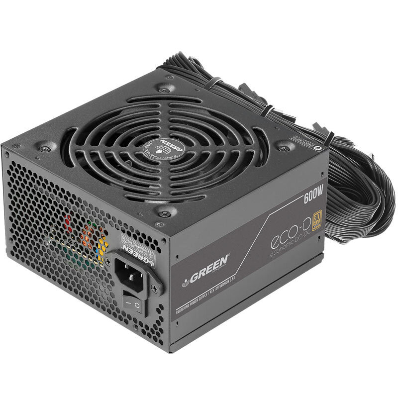 پاور 600 وات گرین Green GP600A-ECO D Bronze