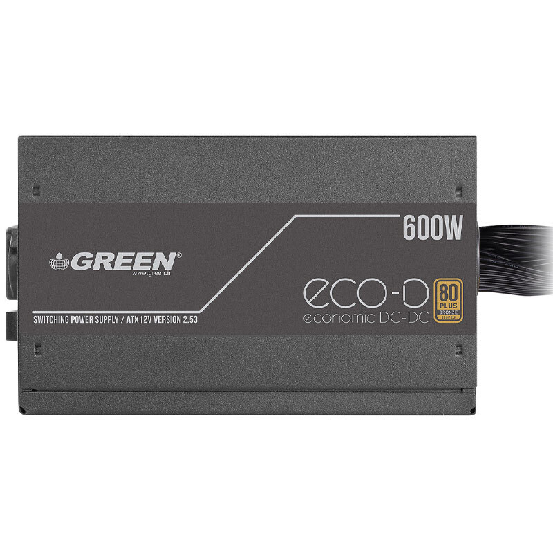 پاور 600 وات گرین Green GP600A-ECO D Bronze