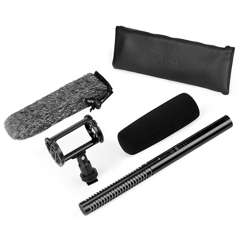 میکروفون شاتگان کندانسور Boya BY-BM6060L + پاپ فیلتر