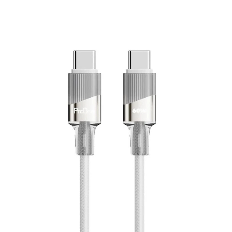 کابل دو سر تایپ سی فست شارژ 60 وات پرووان Infinity PCC131 طول 1 متر