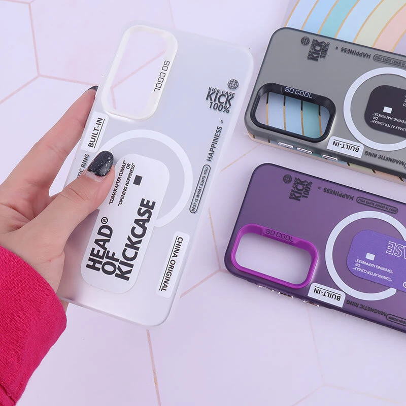 قاب So Cool سامسونگ Galaxy A55 طرح مگ سیف Kick Cace