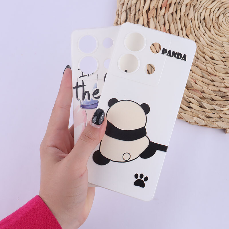قاب ژله ای شیائومی Redmi Note 13 4G طرح دار چاپی محافظ لنزدار