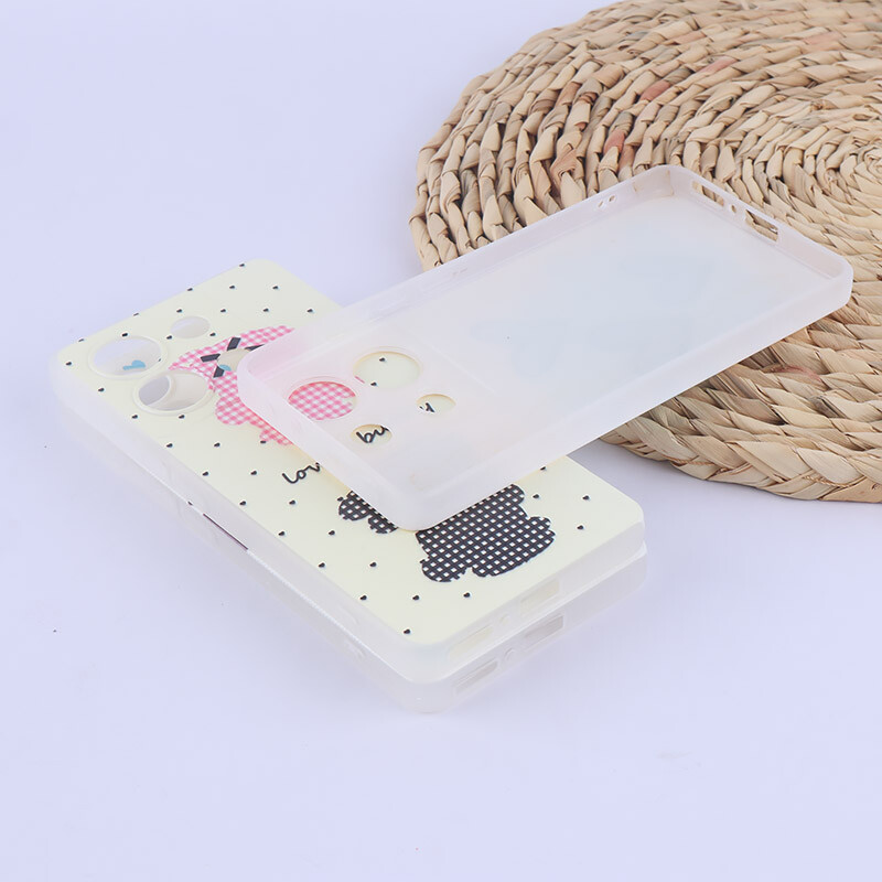 قاب ژله ای شیائومی Redmi Note 13 4G طرح دار چاپی محافظ لنزدار