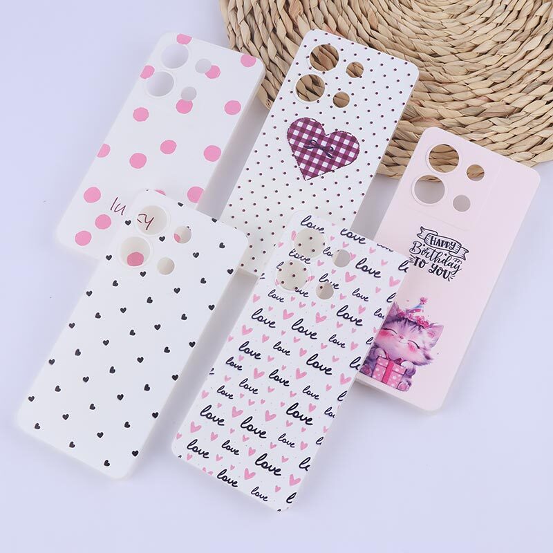 قاب ژله ای شیائومی Redmi Note 13 4G طرح دار چاپی محافظ لنزدار