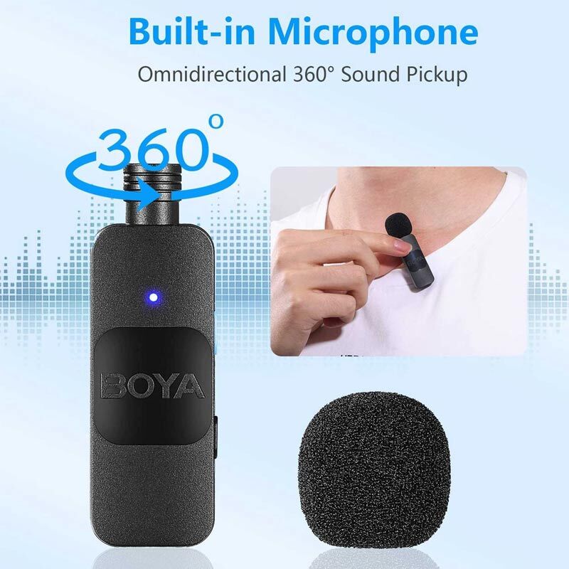 میکروفون یقه ای بی سیم Boya BY-V20