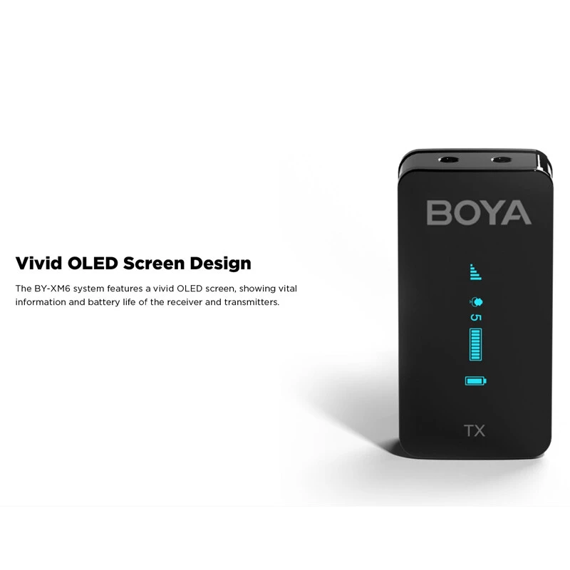 میکروفون یقه ای بی سیم Boya BY-XM6-S5