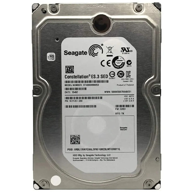 هارد اینترنال سیگیت Seagate Constellation ES.3 SED ST4000NM0053 4TB