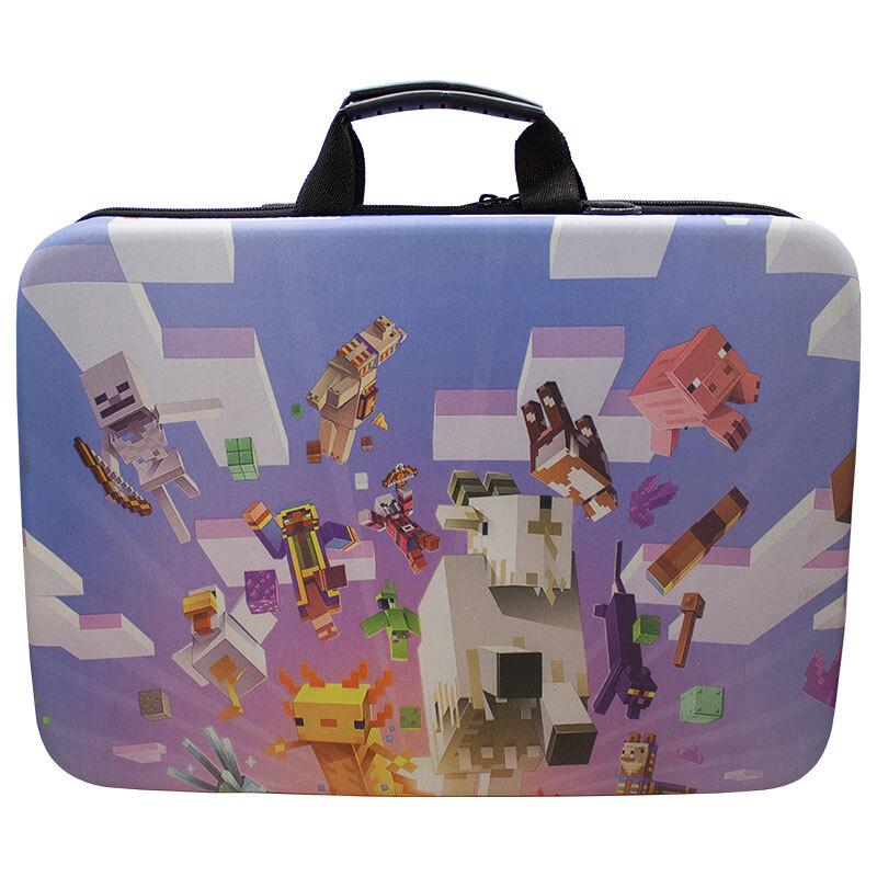 کیف کنسول بازی PS5 Slim طرح Minecraft کد 01