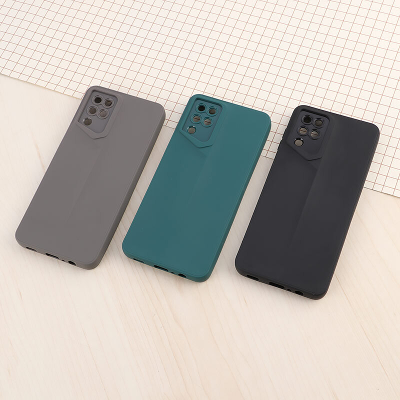 قاب ژله ای پورش دیزاین سامسونگ Galaxy A12 / M12 محافظ لنزدار