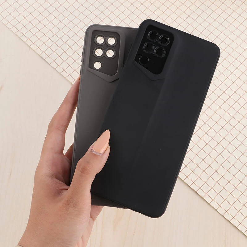 قاب ژله ای پورش دیزاین سامسونگ Galaxy A12 / M12 محافظ لنزدار