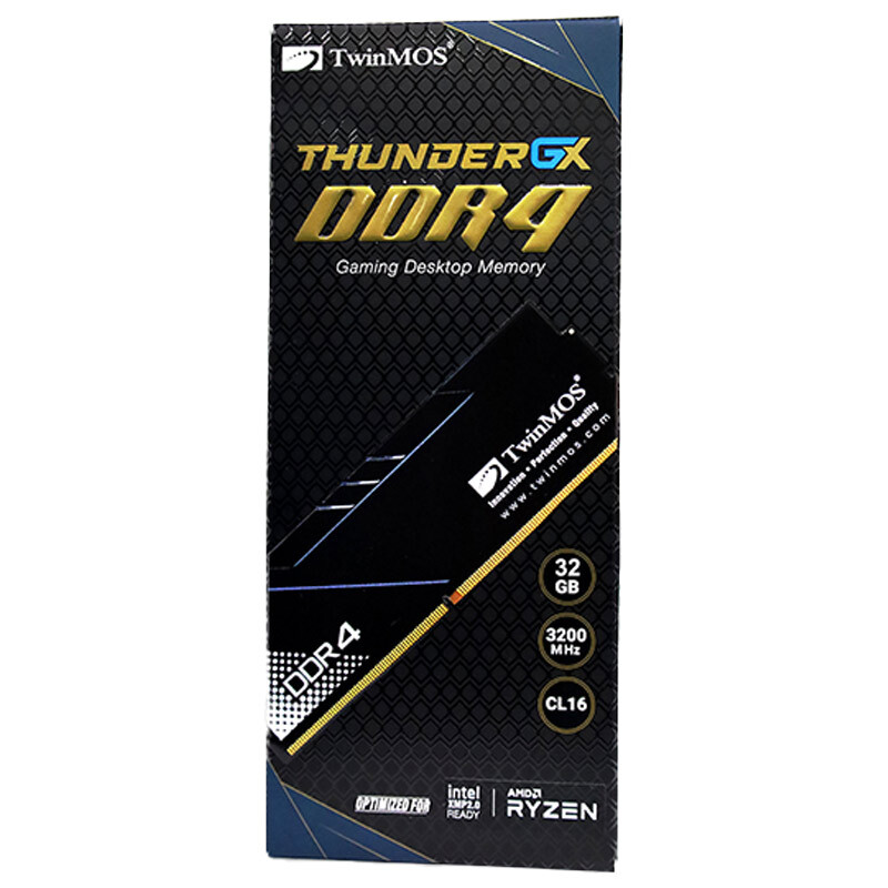 رم کامپیوتر توین موس Thunder GX DDR4 32GB Single 3200Mhz CL16