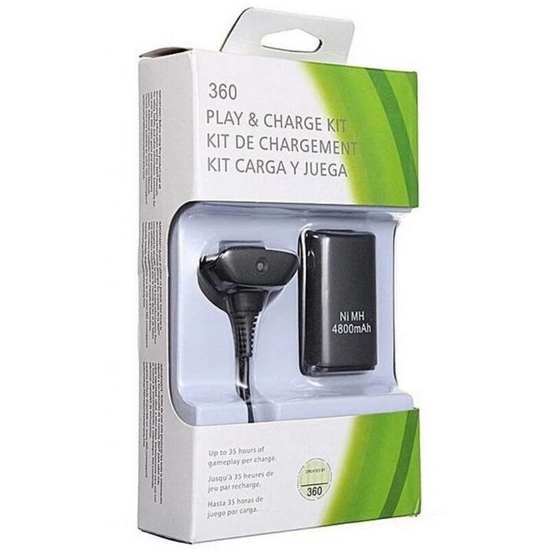 باتری و شارژر دسته بازی XBox 360 RA-003-2 NI-MH 4800mAh