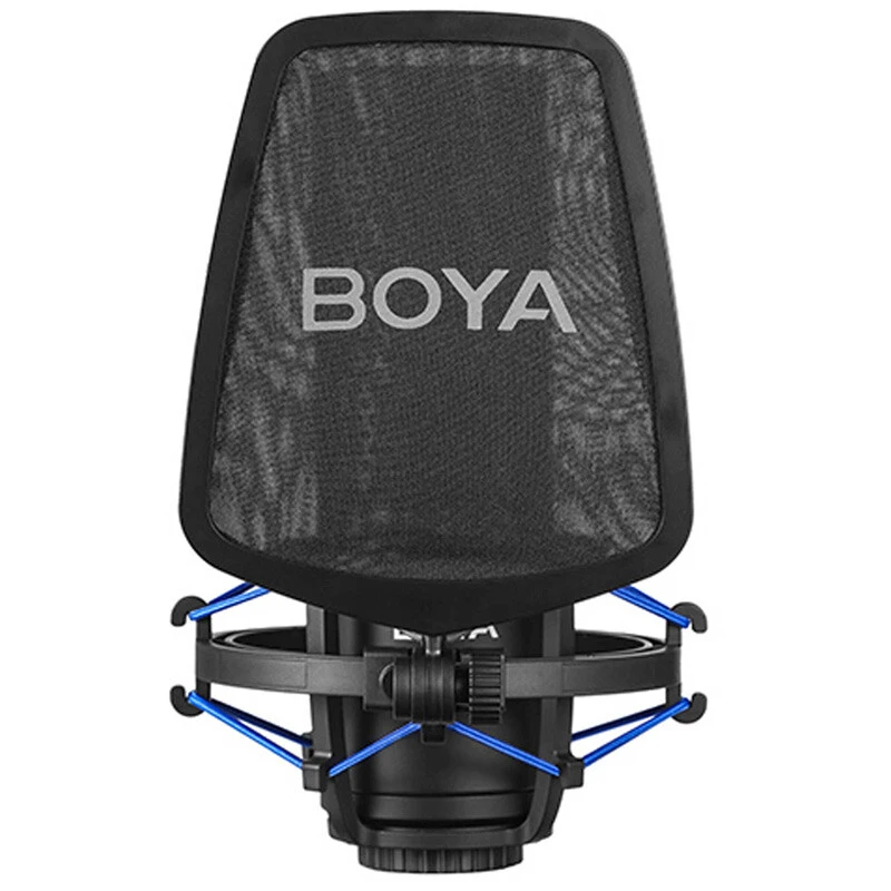 میکروفون کندانسور Boya BY-M1000 PRO + پاپ فیلتر