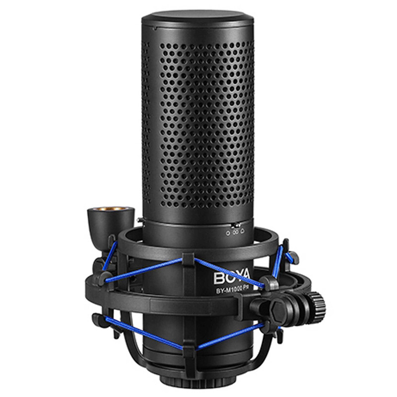 میکروفون کندانسور Boya BY-M1000 PRO + پاپ فیلتر