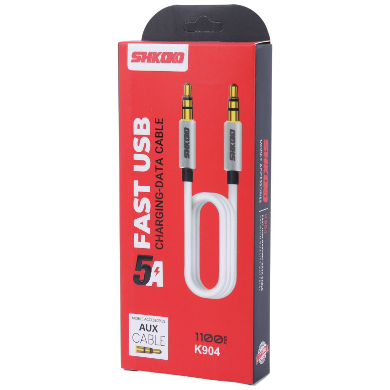 کابل AUX شکاکو K904 طول 1.1 متر