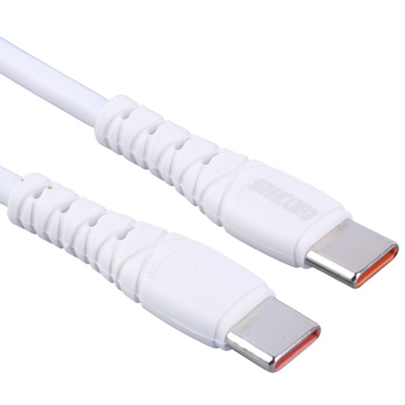 کابل تبدیل فست شارژ Shkoko K905C Type-C to Type-C 5A 1.1m