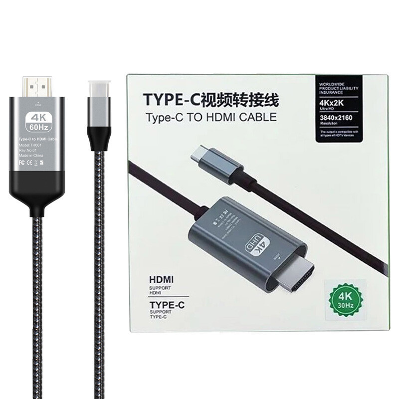 کابل تبدیل Type-C به TH001 HDMI طول 2 متر