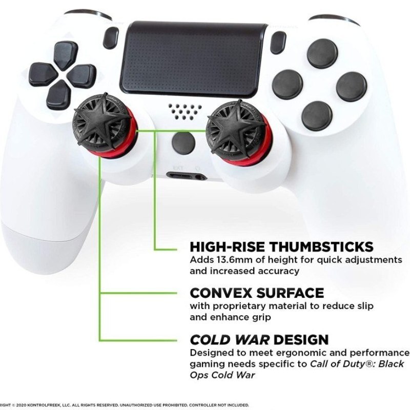 روکش آنالوگ دسته بازی Play Station کنترل فریک طرح Call of Duty Black Ops: Cold War
