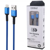 کابل آیفونی فست شارژ 2.4 آمپر چرلو طول 1.1 متر کد 2