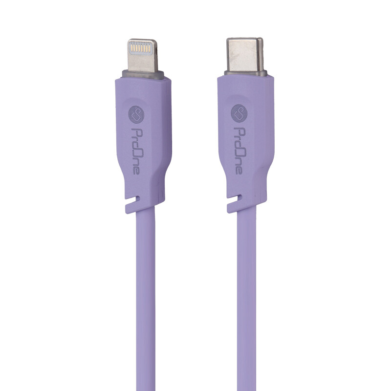 کابل تبدیل فست شارژ ProOne PCC143 Type-C To Lightning 27W 1.2m