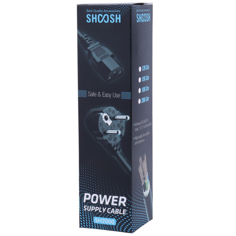 کابل برق Shoosh SH2000 1.5m PC