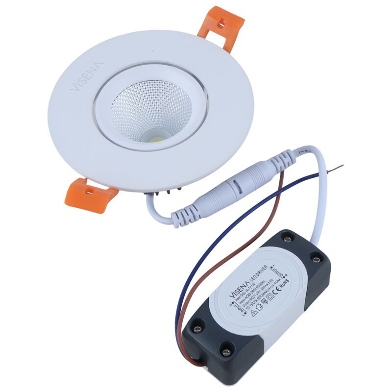 چراغ سقفی COB توکار 7 وات ویسنا VSFCOB-7W