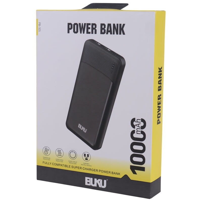 پاوربانک فست شارژ بوکو PB-105 12W ظرفیت 10000 میلی آمپر ساعت