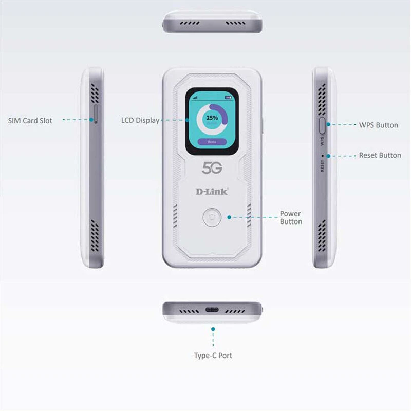 مودم همراه سیمکارتی 5G LTE دی لینک DWR-500V