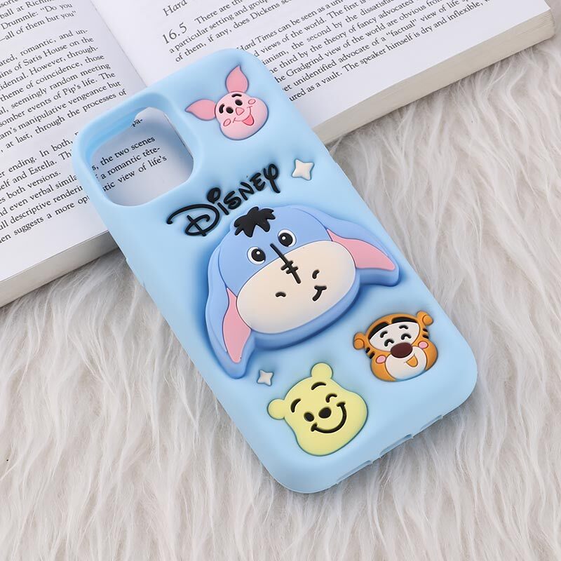 قاب سیلیکونی آیفون iPhone 13 / 14 پاپ سوکت دار طرح Disney