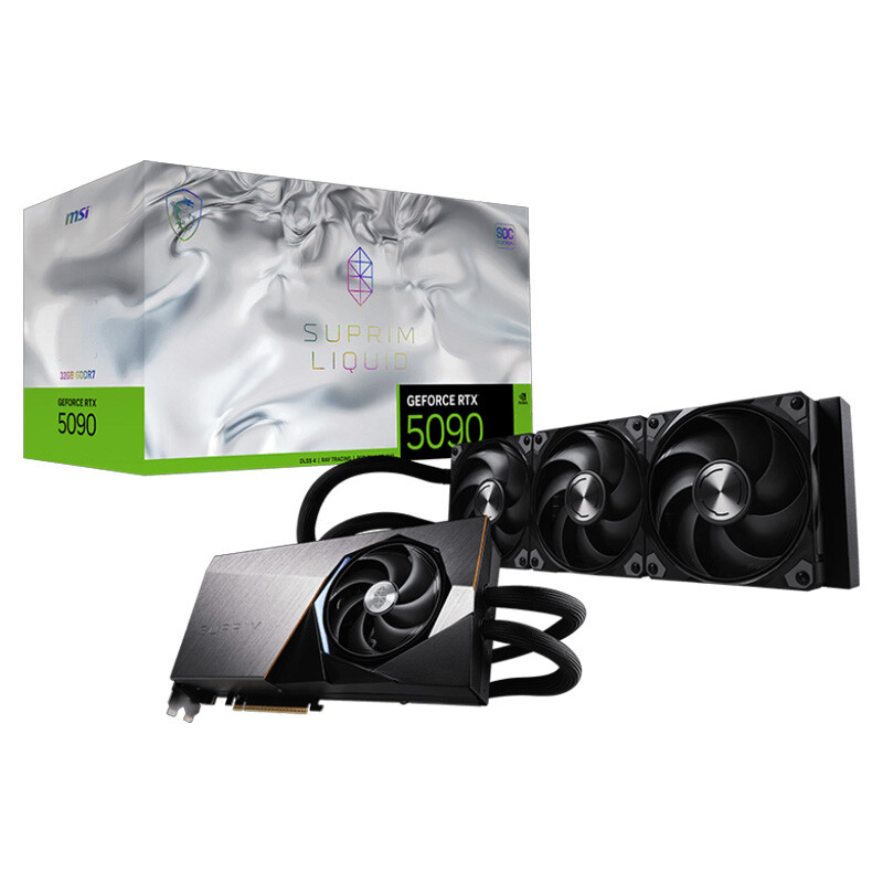 کارت گرافیک MSI GeForce RTX 5090 SUPRIM LIQUID SOC 32GB GDDR7 512Bit