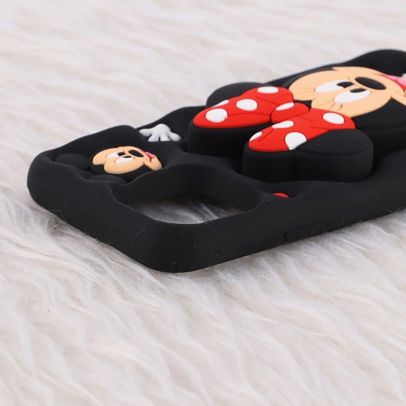 قاب سیلیکونی آیفون iPhone 12 / 12 Pro پاپ سوکت دار طرح Mickey & Minnie Mouse