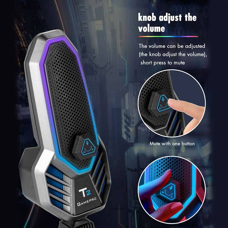 میکروفون رومیزی گیمینگ Yanmai Game Pro T2