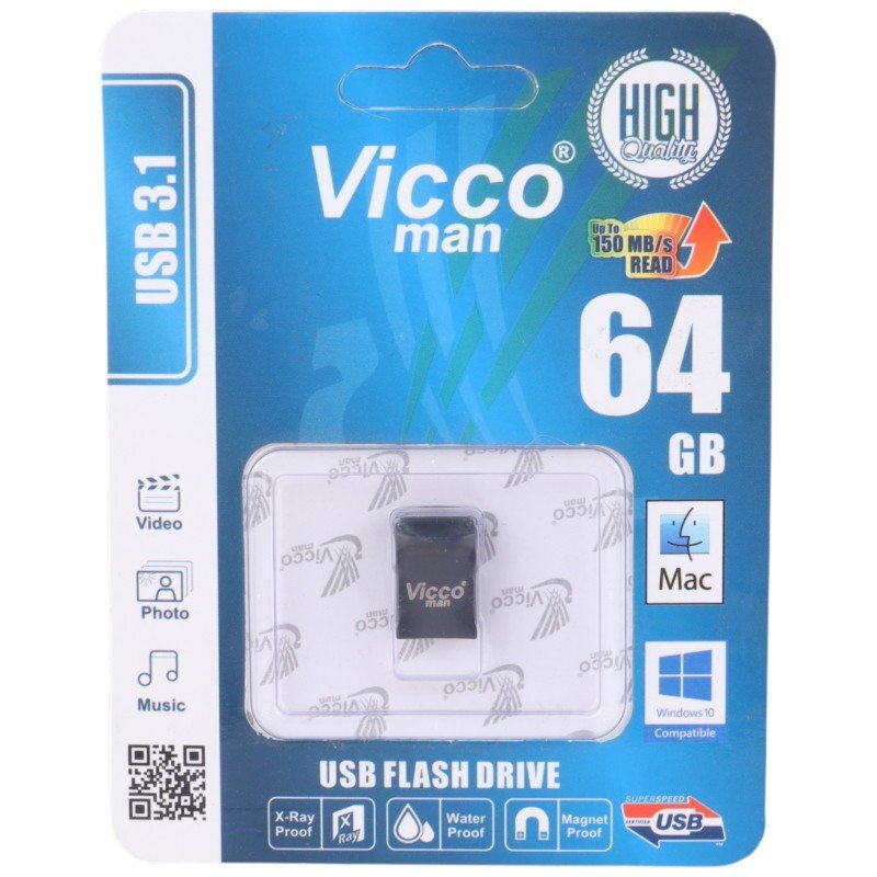 فلش 64 گیگ ویکومن ViccoMan VC371 USB3.1