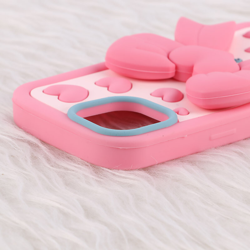 قاب سیلیکونی آیفون iPhone 13 / 14 پاپ سوکت دار طرح Cute