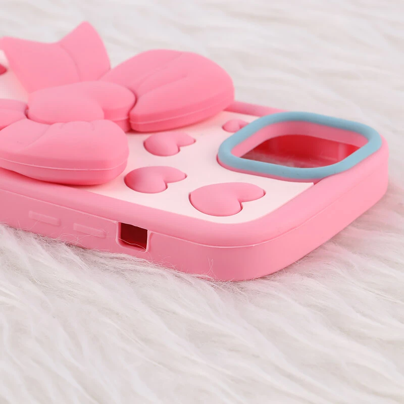 قاب سیلیکونی آیفون iPhone 13 / 14 پاپ سوکت دار طرح Cute