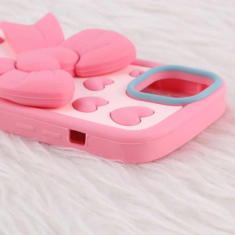 قاب سیلیکونی آیفون iPhone 13 / 14 پاپ سوکت دار طرح Cute