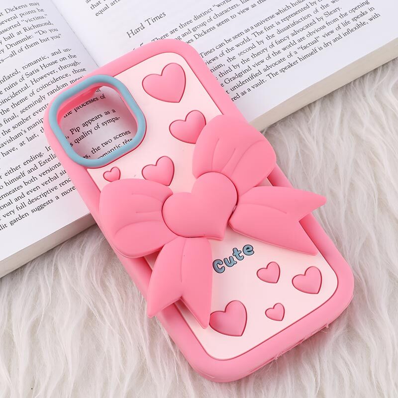 قاب سیلیکونی آیفون iPhone 13 / 14 پاپ سوکت دار طرح Cute