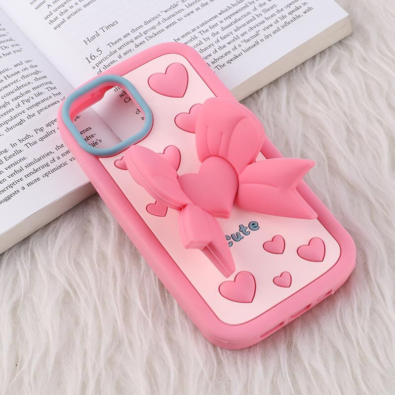 قاب سیلیکونی آیفون iPhone 13 / 14 پاپ سوکت دار طرح Cute