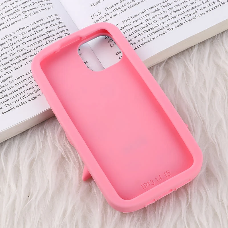 قاب سیلیکونی آیفون iPhone 13 / 14 پاپ سوکت دار طرح Cute