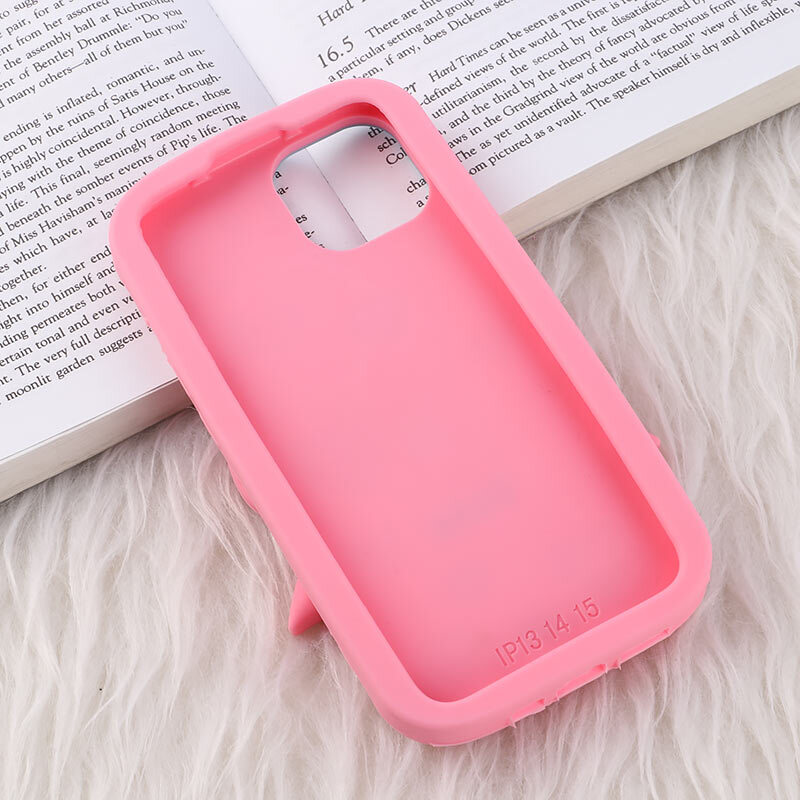 قاب سیلیکونی آیفون iPhone 13 / 14 پاپ سوکت دار طرح Cute